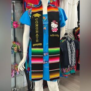 Hello kitty Mexican Graduation Class 2025 Mexican sash /stole